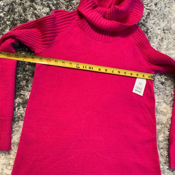 Time And Tru Women’s Pink Cowl Neck Sweater Size Small (4-6) - Picture 9 of 17